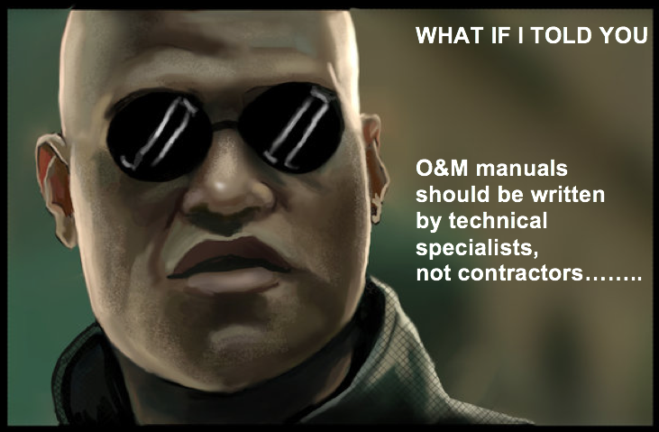 O&M Manuals, Why Do They Suck?